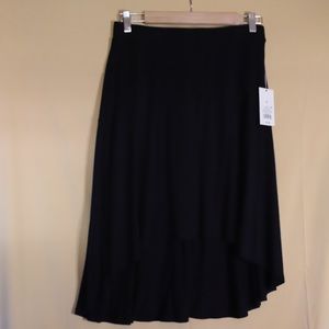 Waterfall black skirt